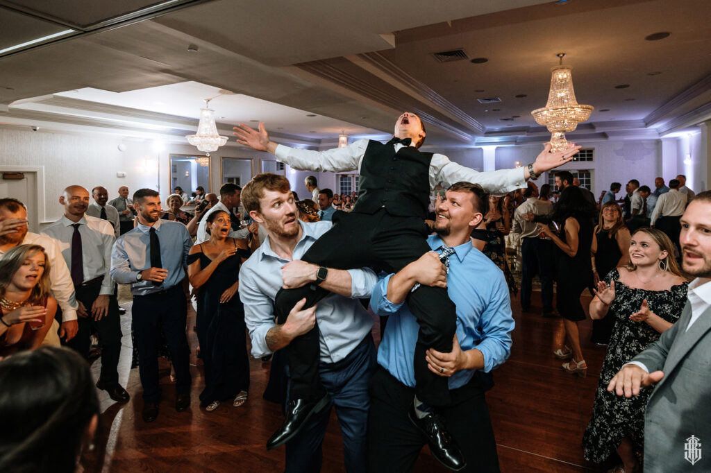 Wedding moments at Saint Clement's Castle by Connecticut castle wedding photographer