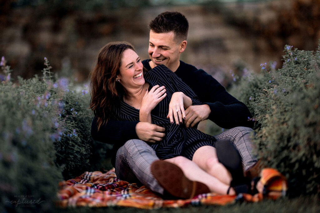 Engagement session portraits ahead of a 2026 wedding